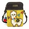 Women's Chala, Llama Cell Phone Crossbody