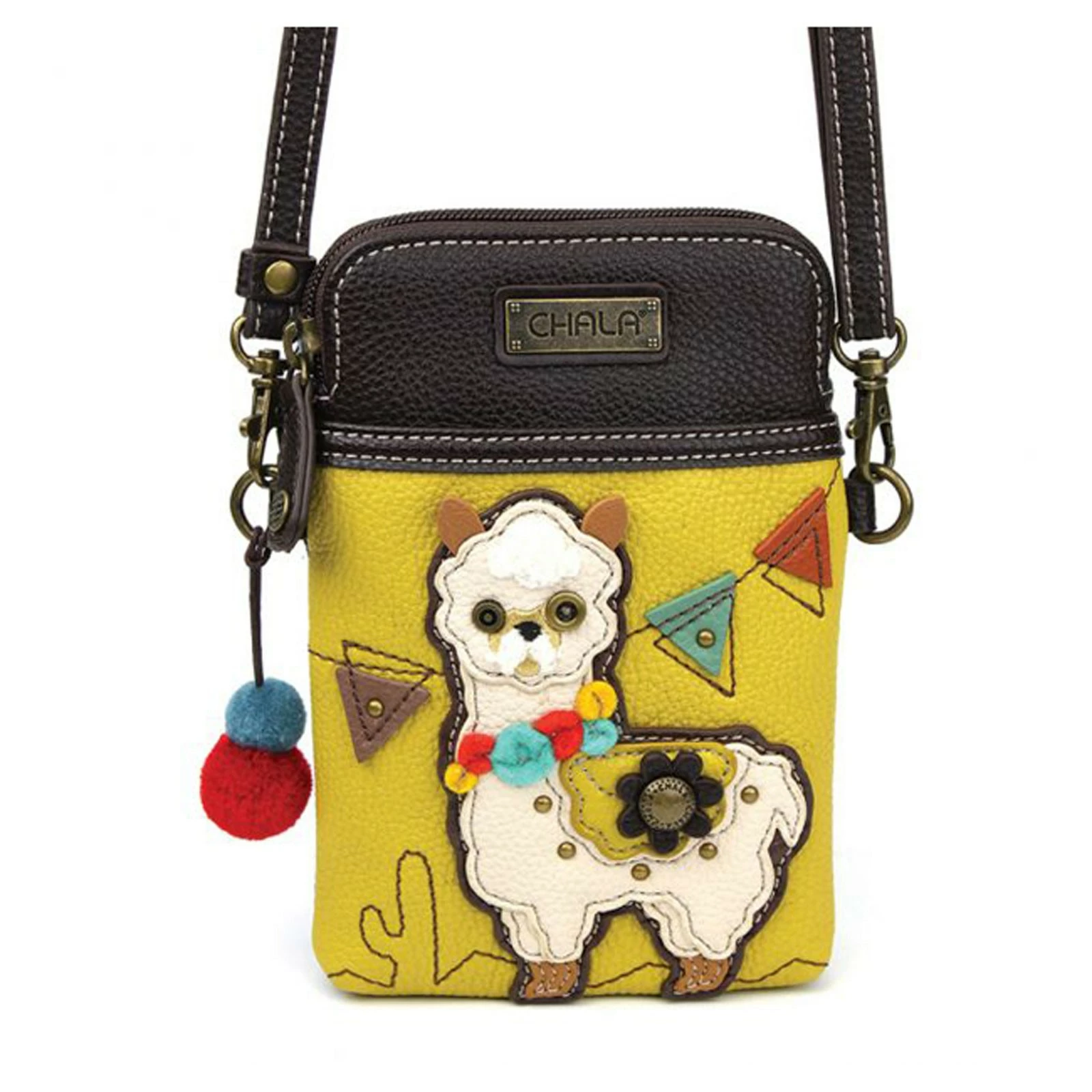 Women's Chala, Llama Cell Phone Crossbody - Image 2