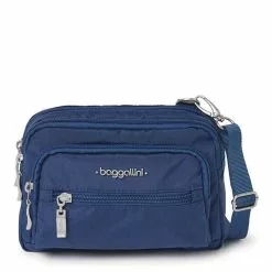 Baggallini, Triple Zip Mini Crossbody