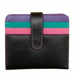 Intercontinental Leather Ind Women's ILI, Bifold Wallet - RFID Blocking