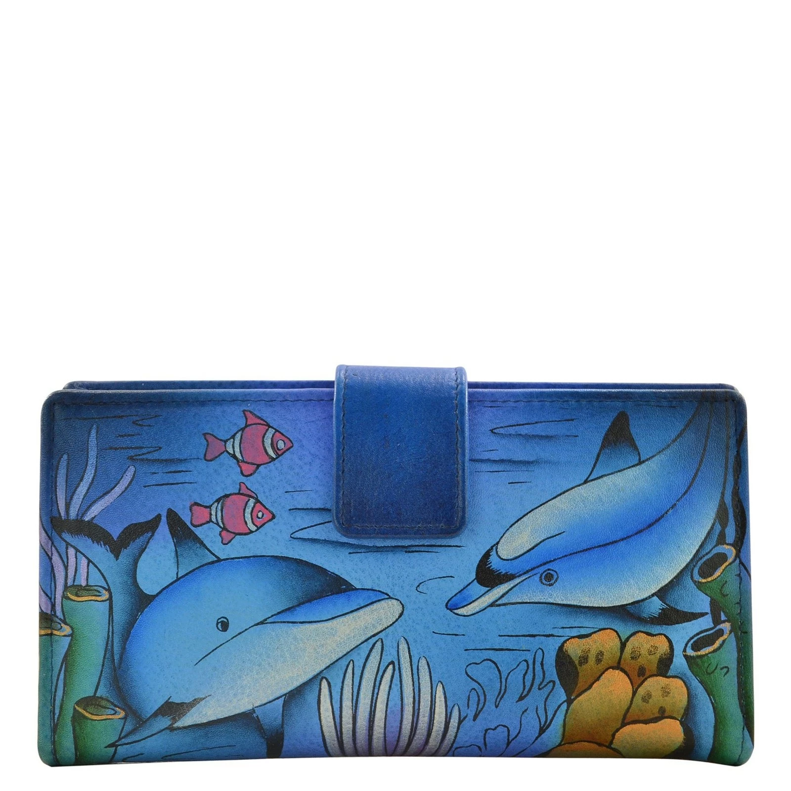 Women's Anuschka, Two Fold Organizer Wallet