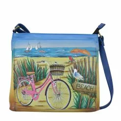 Women's Anuschka, Hand Painted Crossbody Purse